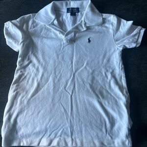 Polo By Ralph Lauren White Polo Boys Size 8